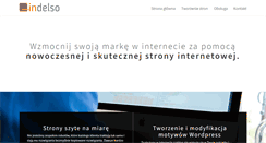 Desktop Screenshot of indelso.pl