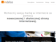 Tablet Screenshot of indelso.pl